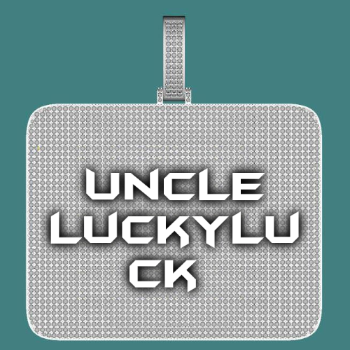 CUSTOM LETTER NECKLACE 3D BIG SQUARE