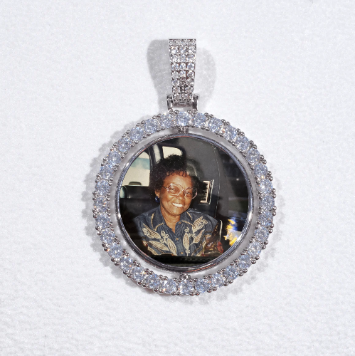 3D Spinning 2-Faced Custom Picture Pendant