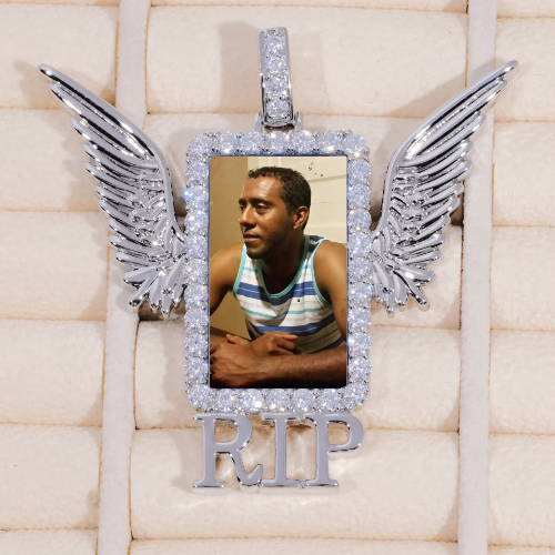 RIP WING 3D CUSTOM PICTURE PENDANT