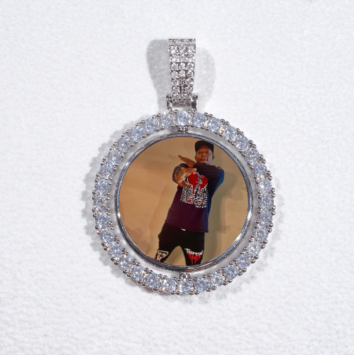 3D Spinning 2-Faced Custom Picture Pendant