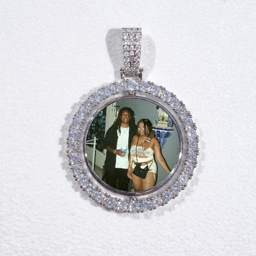 3D Spinning 2-Faced Custom Picture Pendant