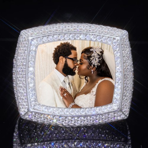 3D CUSTOM PICTURE ICED RING