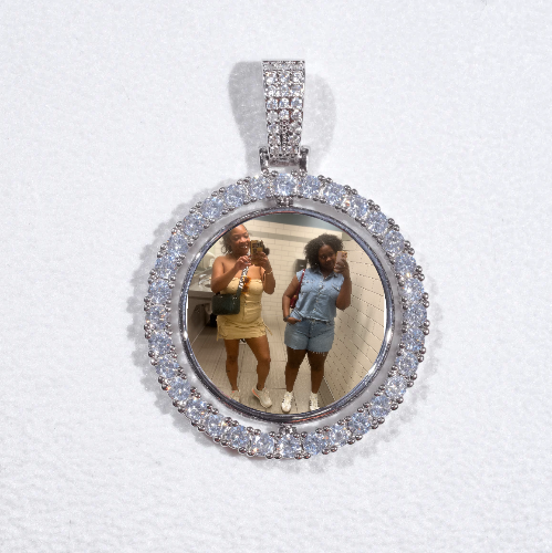 3D Spinning 2-Faced Custom Picture Pendant