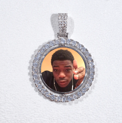 3D Spinning 2-Faced Custom Picture Pendant