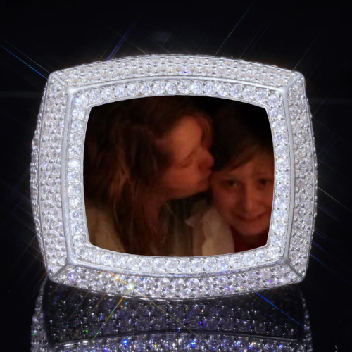 3D CUSTOM PICTURE ICED RING