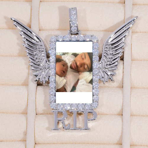 RIP WING 3D CUSTOM PICTURE PENDANT