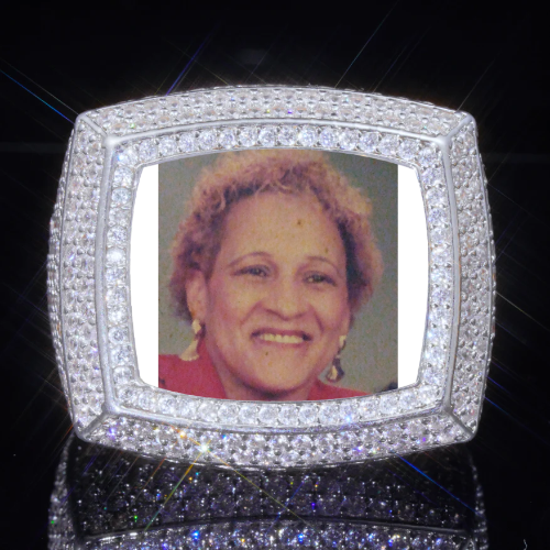 3D CUSTOM PICTURE ICED RING