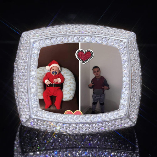 3D CUSTOM PICTURE ICED RING