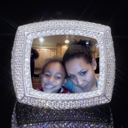 3D CUSTOM PICTURE ICED RING