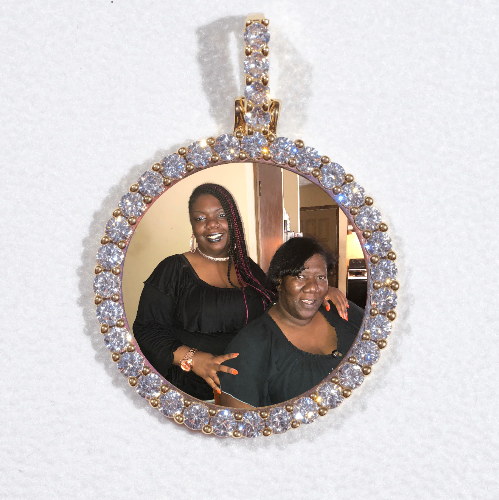 3D CIRCLE CUSTOM PICTURE PENDANT SMALL SIZE