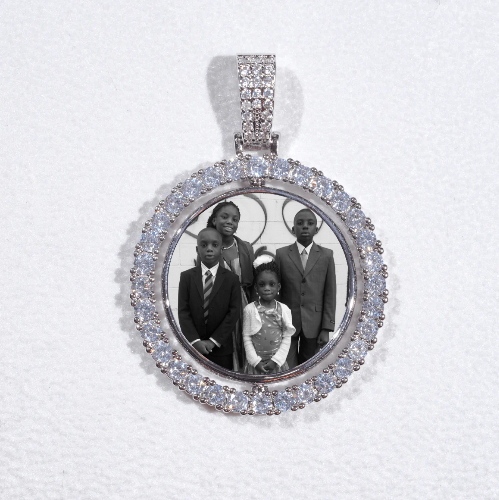 3D Spinning 2-Faced Custom Picture Pendant