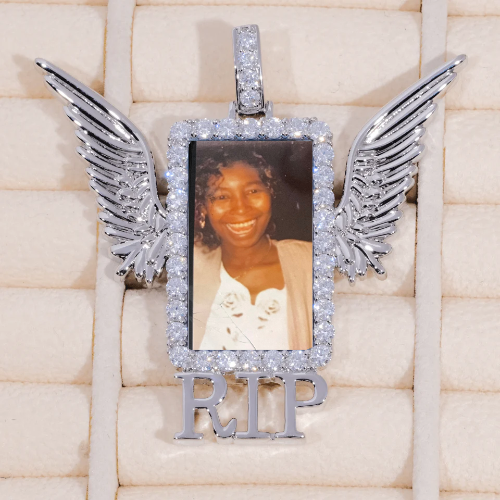 RIP WING 3D CUSTOM PICTURE PENDANT