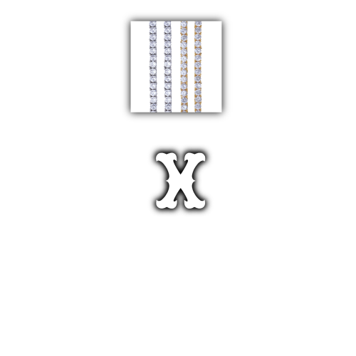Custom Letters Freibeuter Font Necklace