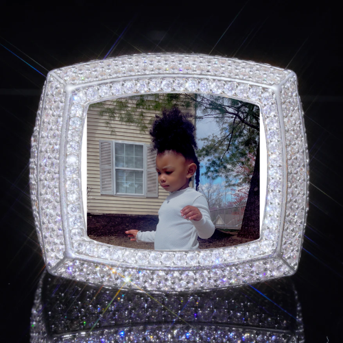 3D CUSTOM PICTURE ICED RING