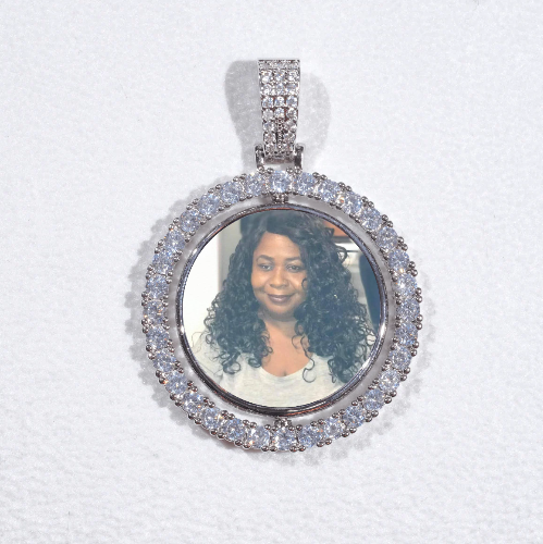 3D Spinning 2-Faced Custom Picture Pendant
