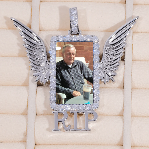 RIP WING 3D CUSTOM PICTURE PENDANT