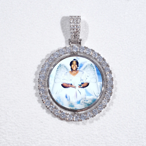 3D Spinning 2-Faced Custom Picture Pendant