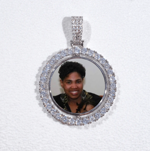 3D Spinning 2-Faced Custom Picture Pendant