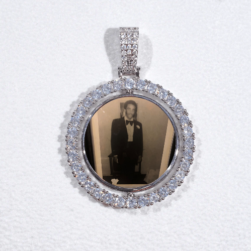 3D Spinning 2-Faced Custom Picture Pendant