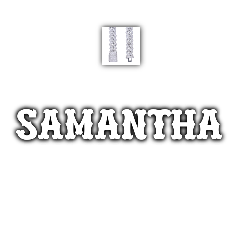Custom Letters Freibeuter Font Necklace
