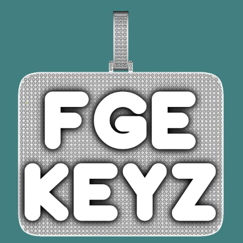 CUSTOM LETTER NECKLACE 3D BIG SQUARE