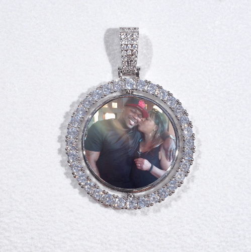 3D Spinning 2-Faced Custom Picture Pendant