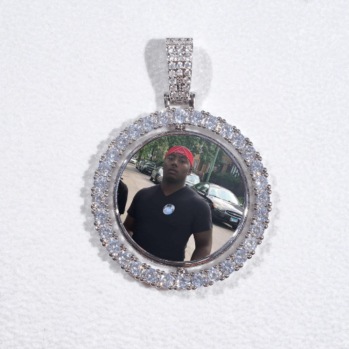 3D Spinning 2-Faced Custom Picture Pendant