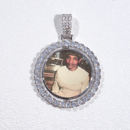 3D Spinning 2-Faced Custom Picture Pendant