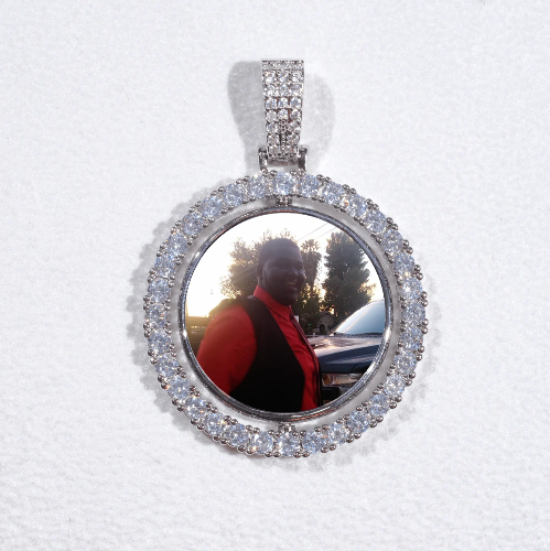 3D Spinning 2-Faced Custom Picture Pendant