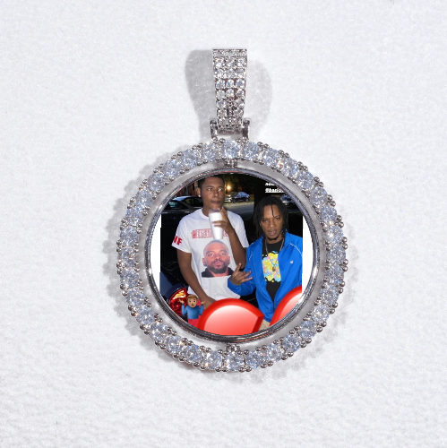 3D Spinning 2-Faced Custom Picture Pendant