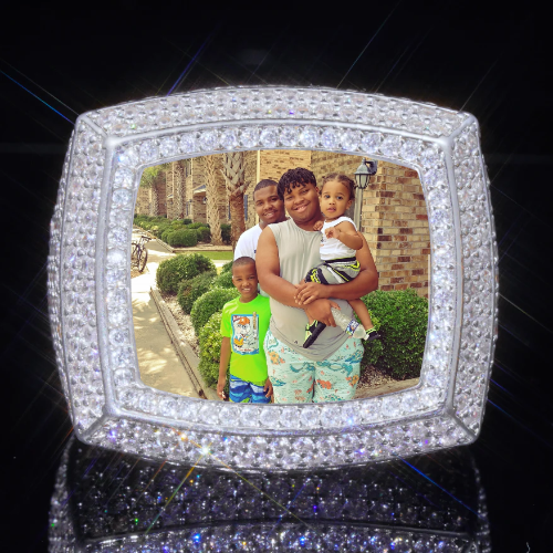 3D CUSTOM PICTURE ICED RING