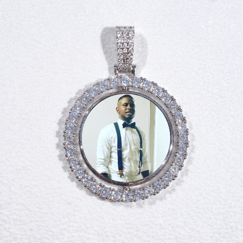3D Spinning 2-Faced Custom Picture Pendant