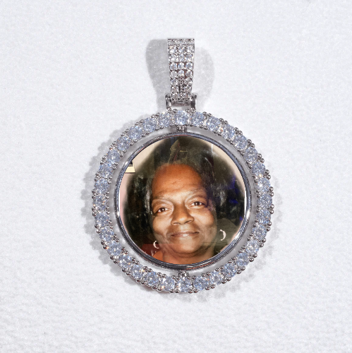 3D Spinning 2-Faced Custom Picture Pendant