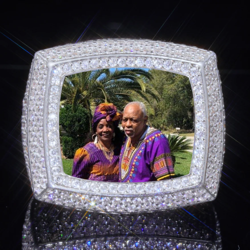 3D CUSTOM PICTURE ICED RING