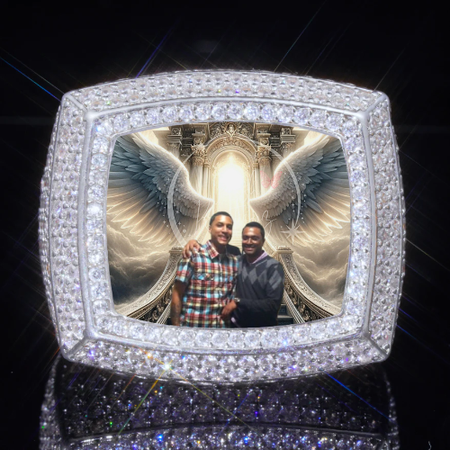 3D CUSTOM PICTURE ICED RING