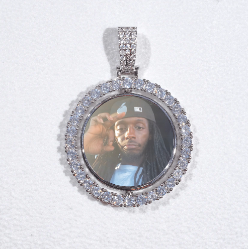 3D Spinning 2-Faced Custom Picture Pendant