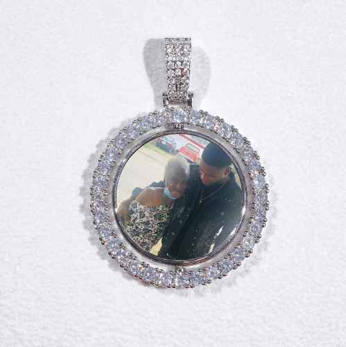 3D Spinning 2-Faced Custom Picture Pendant