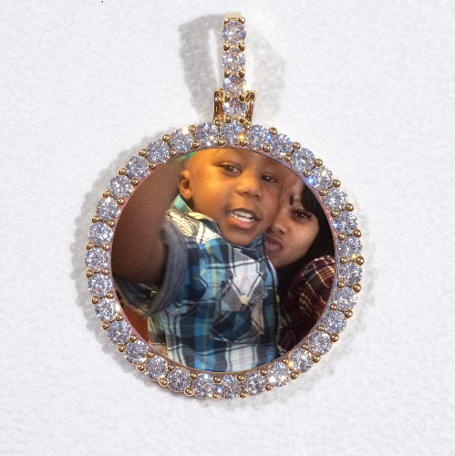 3D CIRCLE CUSTOM PICTURE PENDANT SMALL SIZE