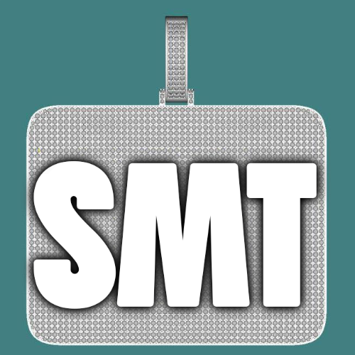 CUSTOM LETTER NECKLACE 3D BIG SQUARE