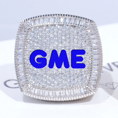 CUSTOM LETTER 3D ICED RING
