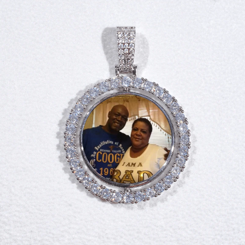 3D Spinning 2-Faced Custom Picture Pendant