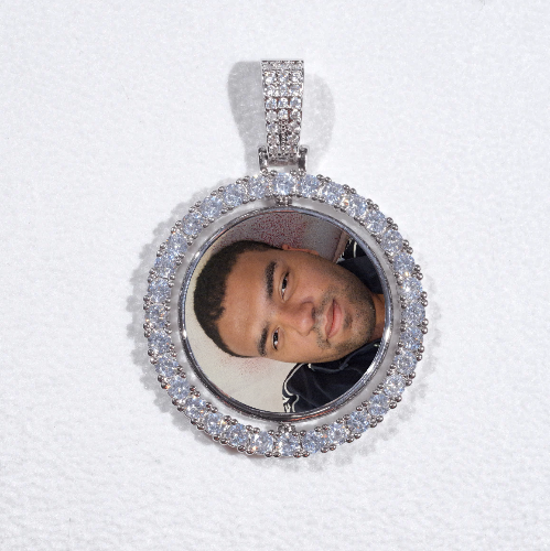 3D Spinning 2-Faced Custom Picture Pendant