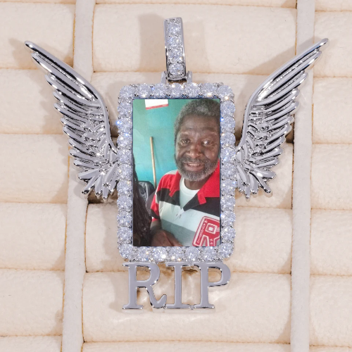 RIP WING 3D CUSTOM PICTURE PENDANT