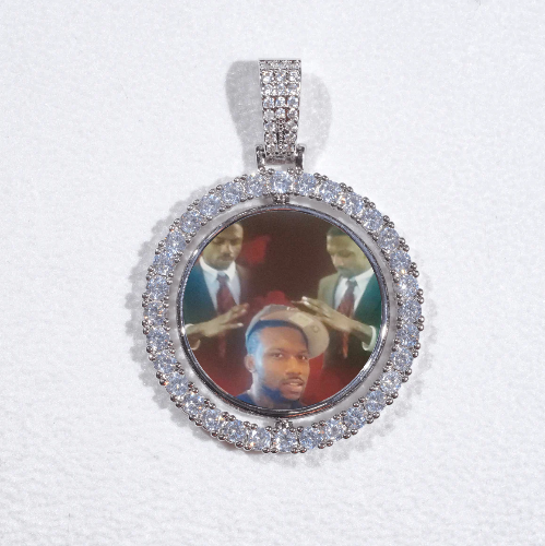 3D Spinning 2-Faced Custom Picture Pendant
