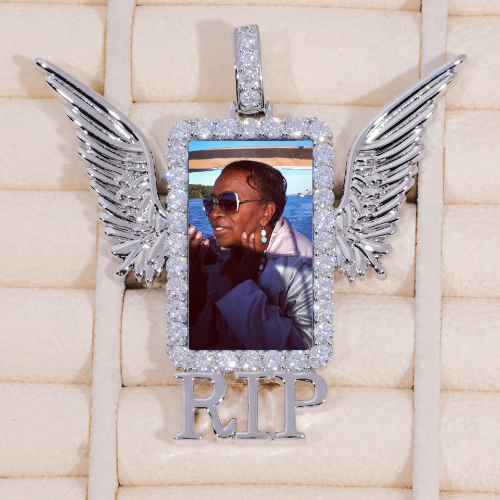 RIP WING 3D CUSTOM PICTURE PENDANT