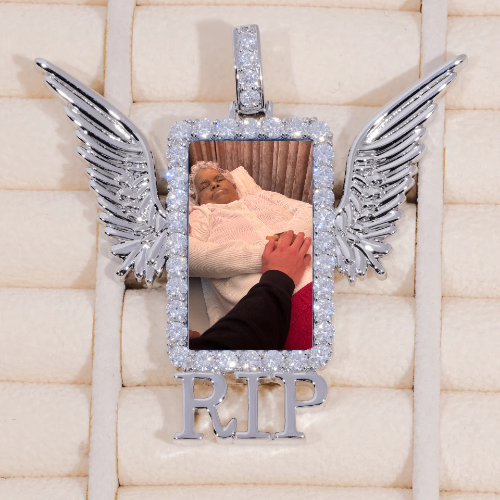 RIP WING 3D CUSTOM PICTURE PENDANT