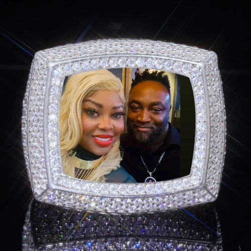 3D CUSTOM PICTURE ICED RING