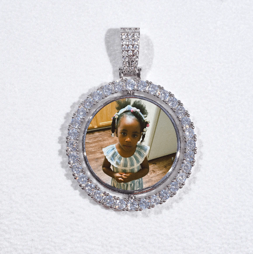 3D Spinning 2-Faced Custom Picture Pendant