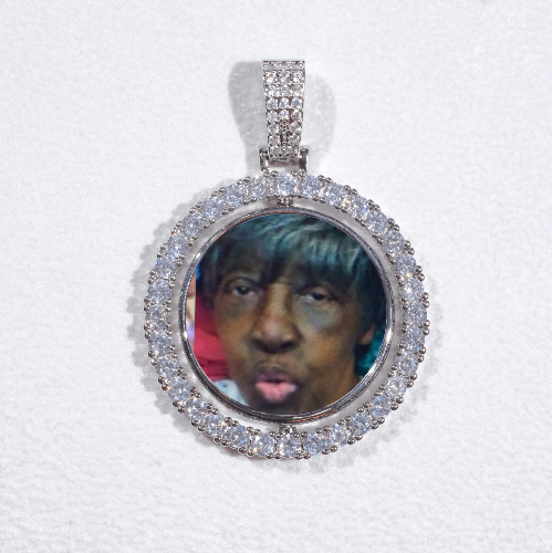 3D Spinning 2-Faced Custom Picture Pendant