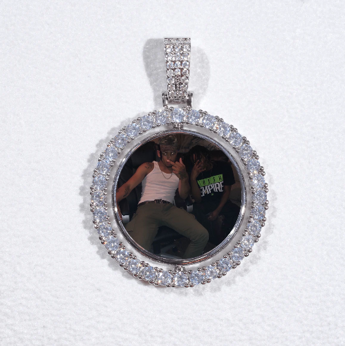 3D Spinning 2-Faced Custom Picture Pendant